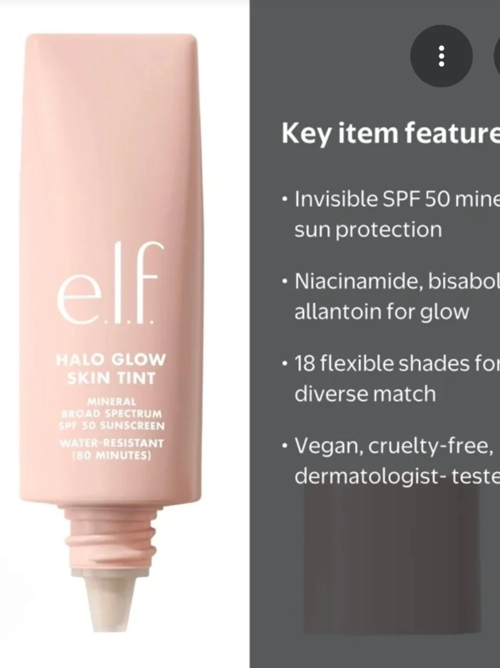 ELF halo glow